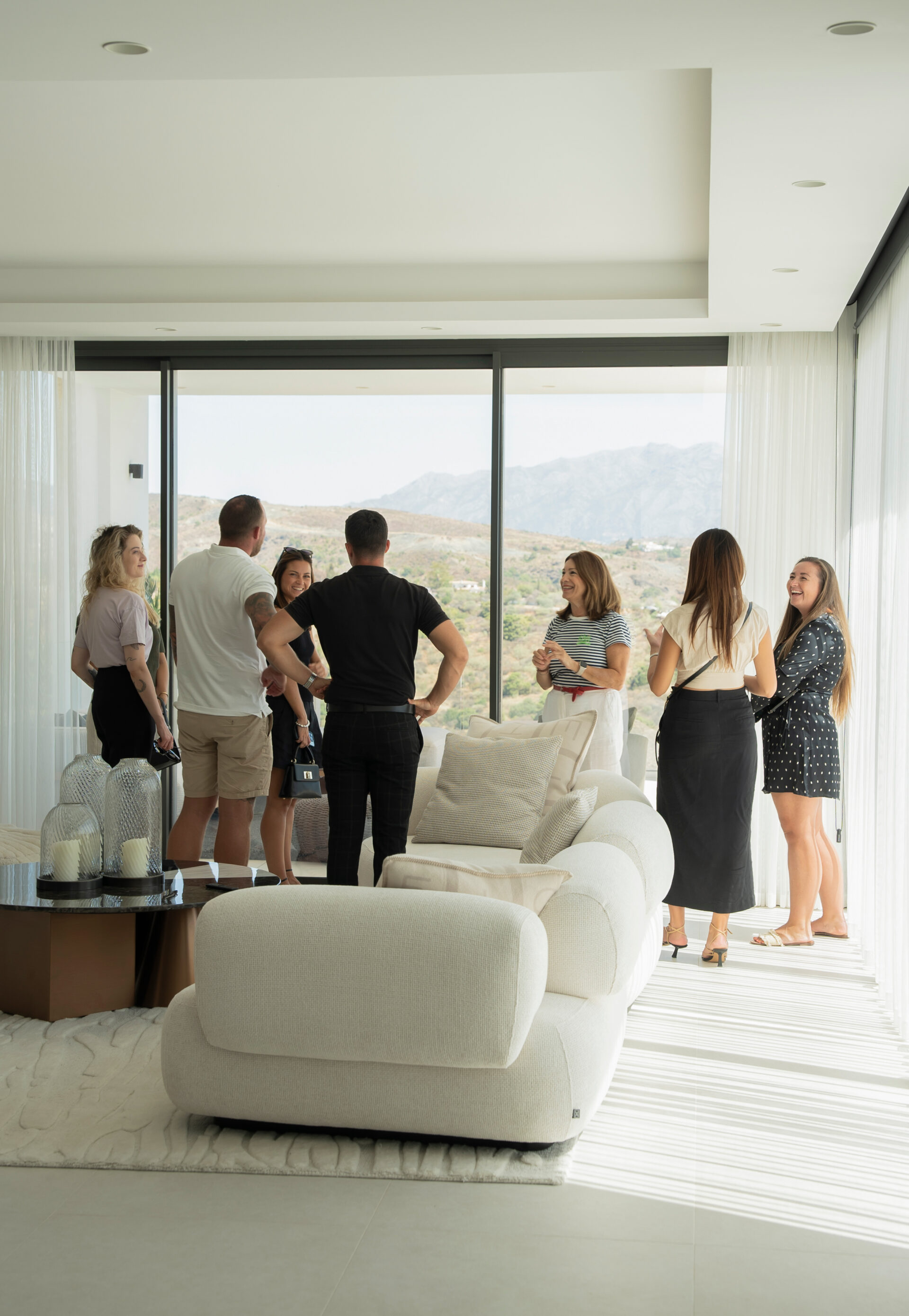 Office meeting about how to make an offer when buying property in Spain