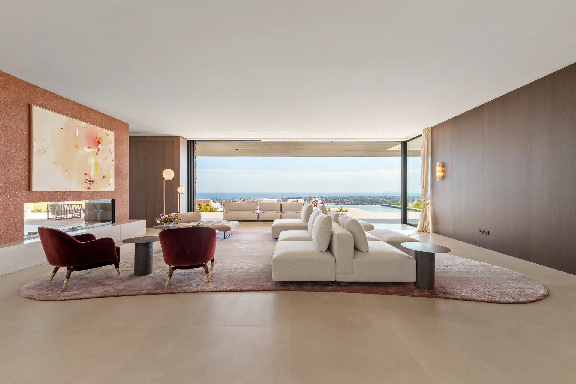 Casa Orquídea in Marbella with natural light and open indoor-outdoor living spaces