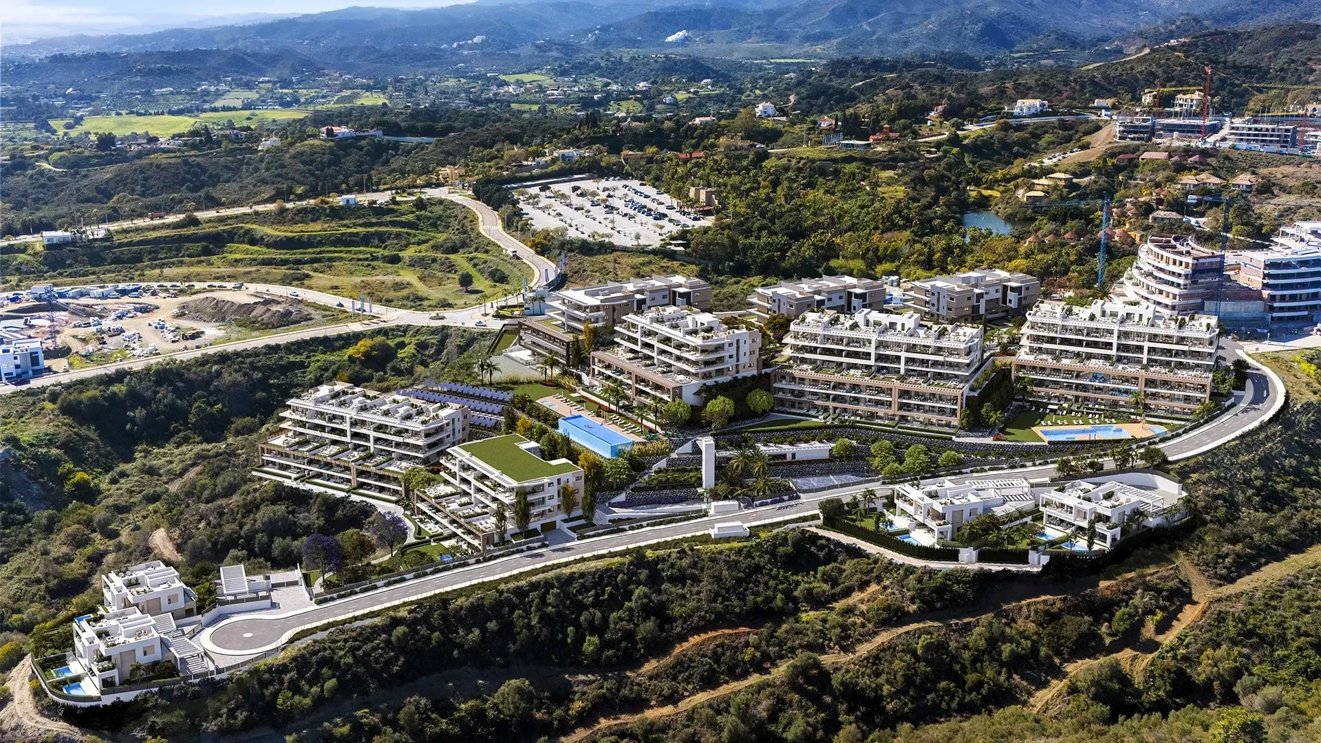 New project in the New Golden Mile with spectacular sea views