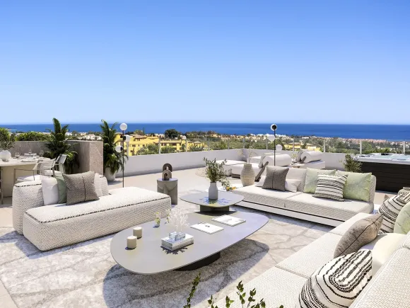 New project in the New Golden Mile with spectacular sea views