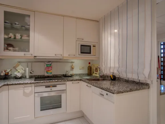 Impressive three bedroom south facing duplex penthouse in the prestigious and gated beachfront community Menara Beach with sea views
