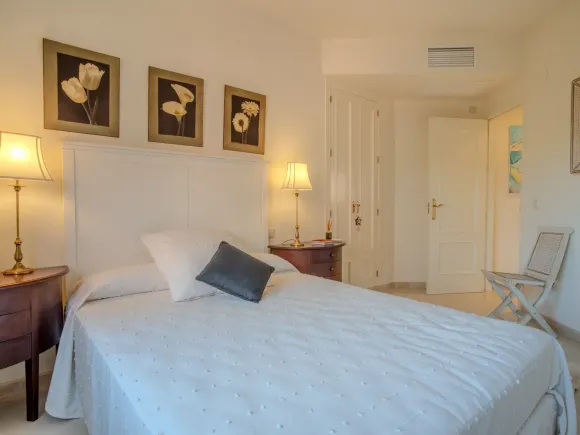 Impressive three bedroom south facing duplex penthouse in the prestigious and gated beachfront community Menara Beach with sea views