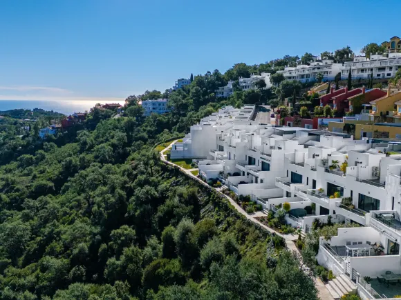 Townhouse with Panoramic Sea and Mountain Views in Marbella East