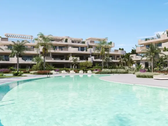 Idyllic, comfort living in modern apartments in Estepona Golf